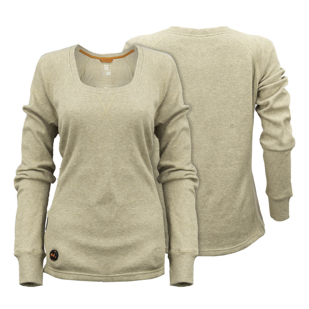 Thermick Baselayer Shirt Womens 7.4V Tan 2X MWWT18180621