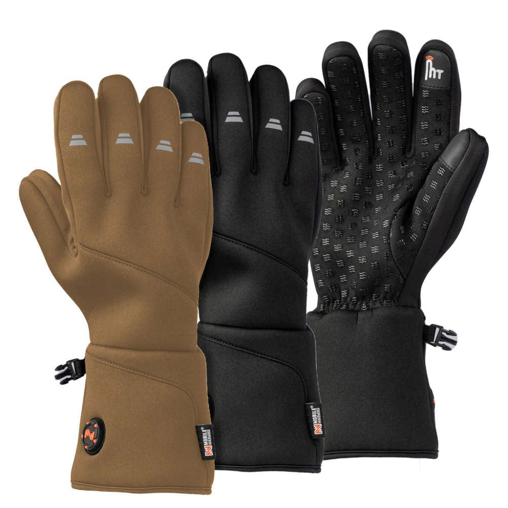 Warming Unisex Neoprene Heated Glove Black Medium MWUG25010322