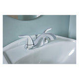 Adler Bathroom Faucet 4in Centerset 2 Handle Chrome LowArc 84603