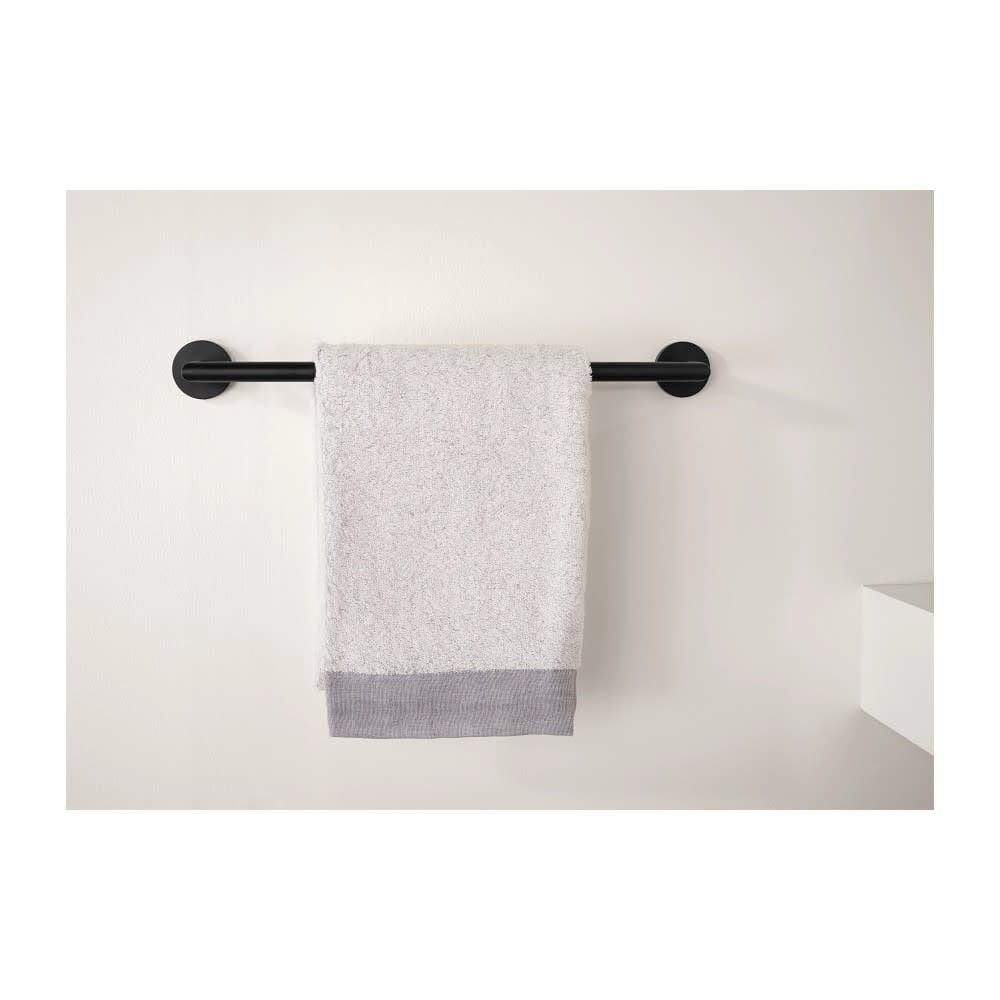 Arlys Towel Bar Matte Black Stainless Steel 18in Y5718BL