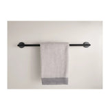 Arlys Towel Bar Matte Black Stainless Steel 24in Y5724BL