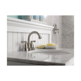 Banbury Bathroom Faucet Spot Resist Nickel 2 Handle High Arc WS84913SRN