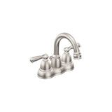 Banbury Bathroom Faucet Spot Resist Nickel 2 Handle High Arc WS84913SRN