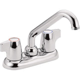 Chateau Utility Laundry Faucet Chrome 2 Handle 4in Low Arc 74998