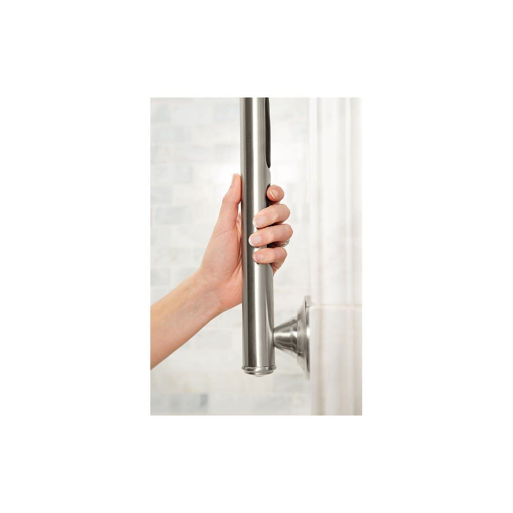 Home Care Brushed Nickel Steel 16in Elegance Grab Bar LR8716D1GBN