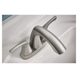 Lindor Bathroom Faucet Spot Resist Nickel 2 Handle High Arc 84506SRN