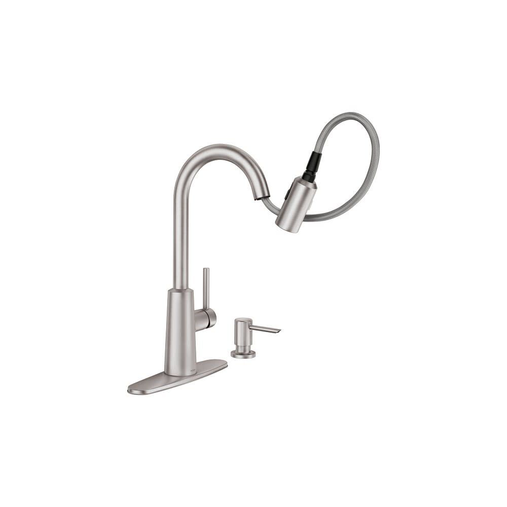 Nori Pulldown Kitchen Faucet Spot Resist Stainless High Arc 87066SRS