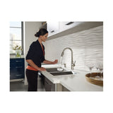 Nori Pulldown Kitchen Faucet Spot Resist Stainless High Arc 87066SRS