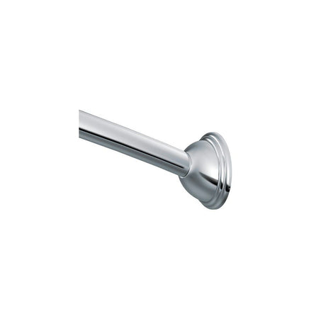 Shower Rod Chrome 72in Adjustable Curved DN2160CH