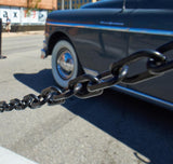 2 in. (#8 51mm) x 100 ft. Black Plastic Barrier Chain 50003-100