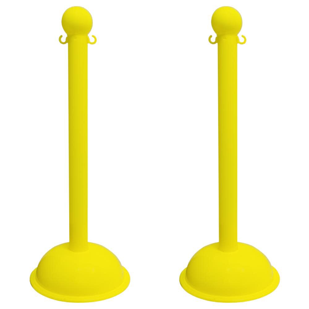 Yellow Heavy Duty Stanchion (2 Pack) 99902-2