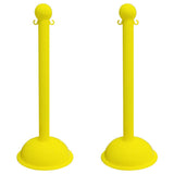 Yellow Heavy Duty Stanchion (2 Pack) 99902-2