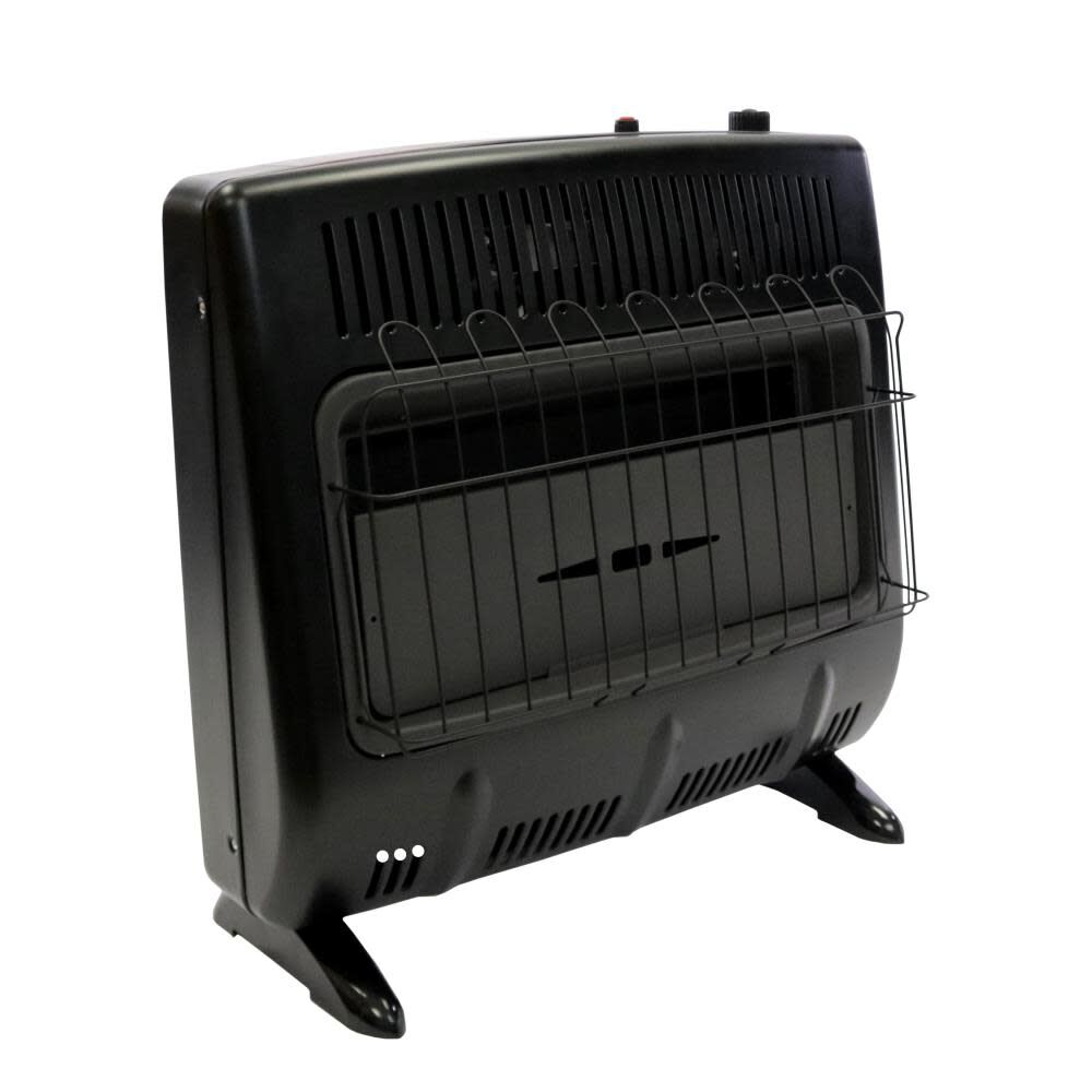 30000 BTU Vent Free Natural Gas Garage Heater Black F299741