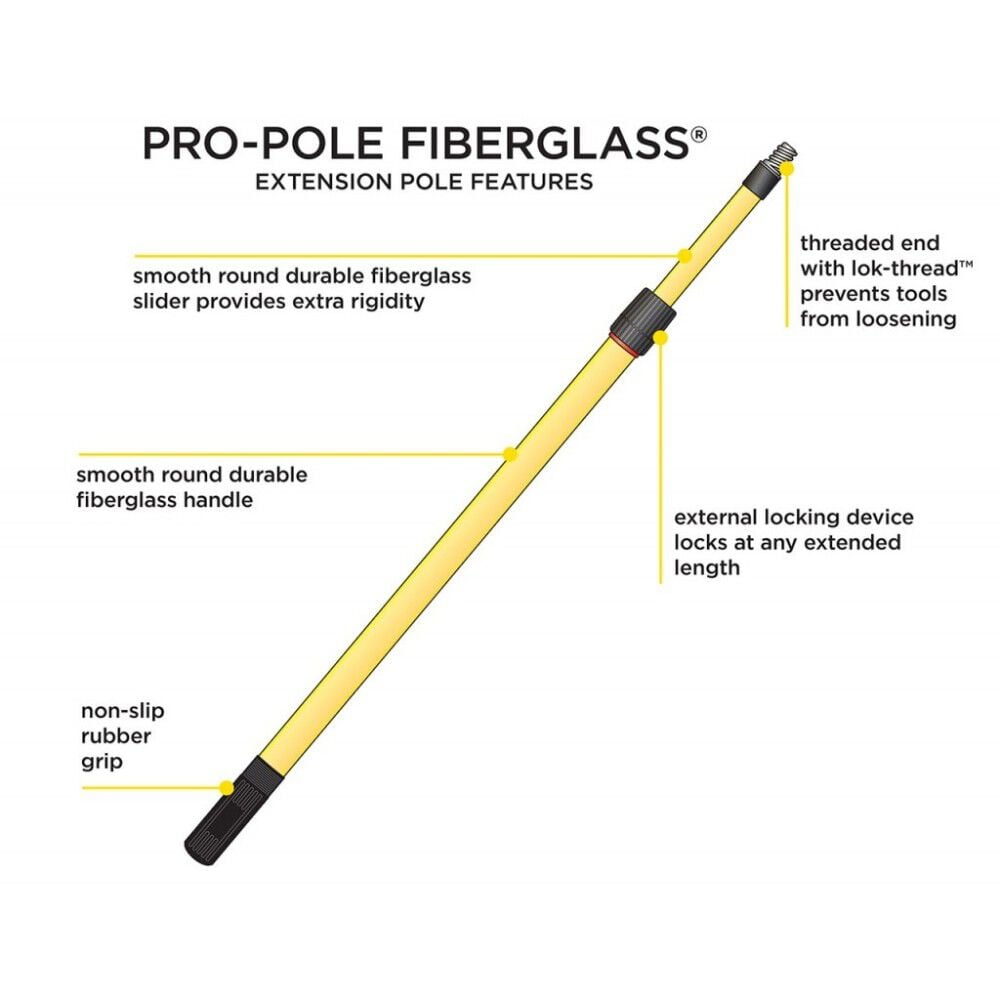 ProtoPole 2 to 3.5 ft Fiberglass Extension Pole 6224