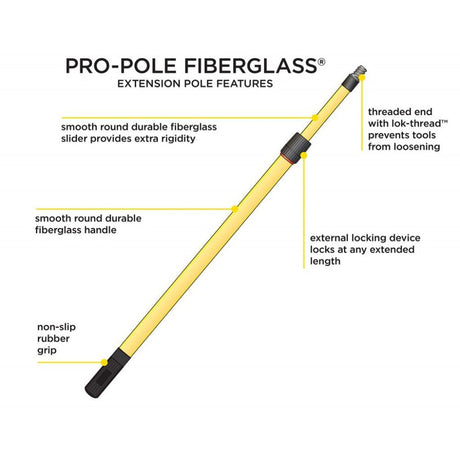 Longarm ProtoPole 4.1 to 7.5 ft Fiberglass Extension Pole 6248