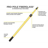 ProtoPole 8 to 14.8 ft Fiberglass Extension Pole 6296