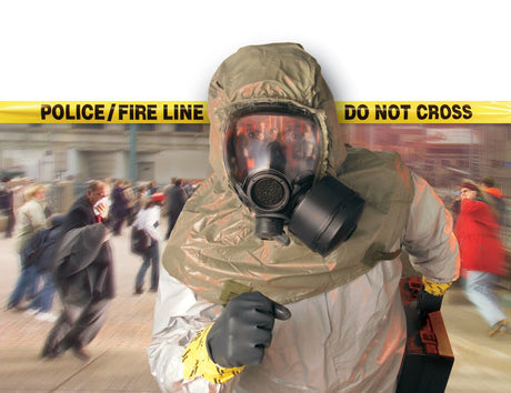 Safety Works Millennium Riot Control Gas Mask Hycar Medium 10051287