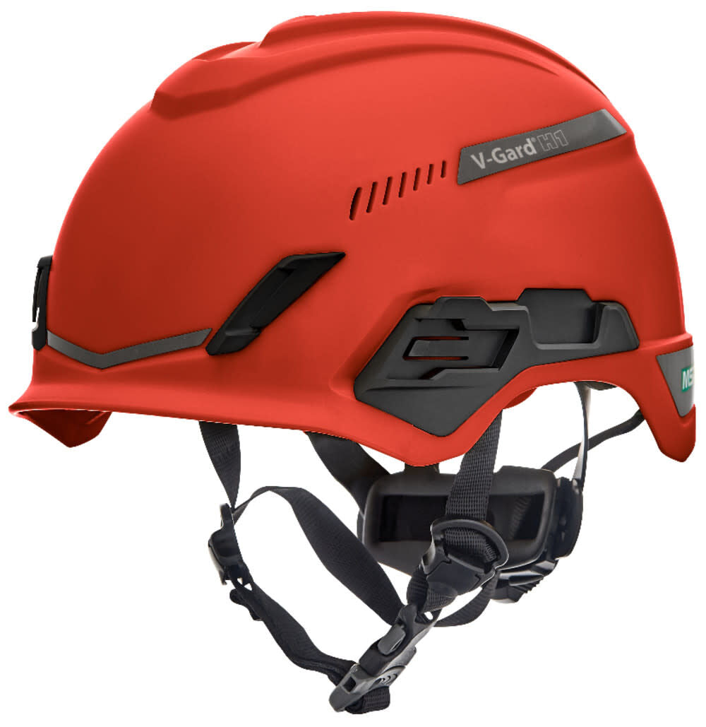 V Gard H1 Safety Helmet Trivent Red Fas Trac III Pivot 10194784