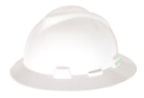 V Gard Slotted Full Brim Hard Hat White with Staz On Suspension 454733