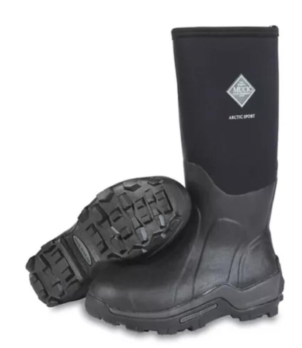 Mens Arctic Sport Steel Toe Tall Boots Black ASP-STL-BL