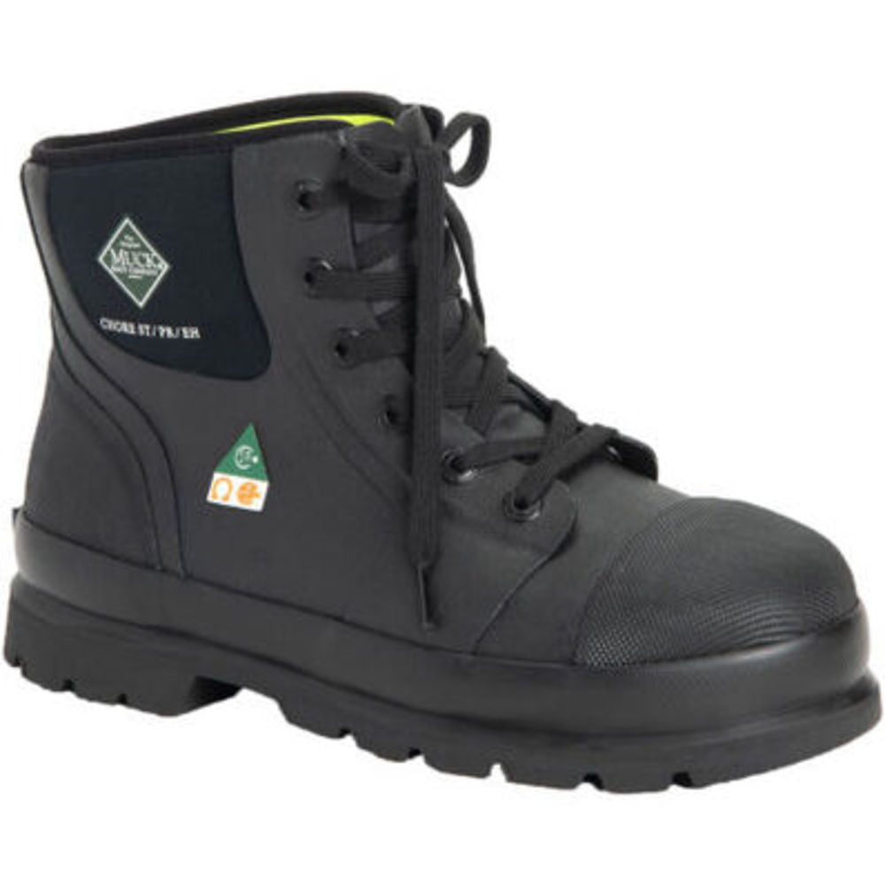 Mens Chore Classic 6 in Boots Steel Toe Black C6ST-CSA-BLK