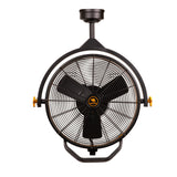 18 in Ceiling Mounted Plug-In Garage Fan 3000cfm 52007