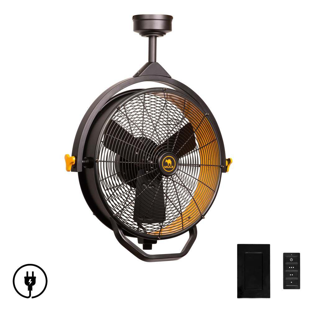 18 in Ceiling Mounted Plug-In Garage Fan 3000cfm 52007