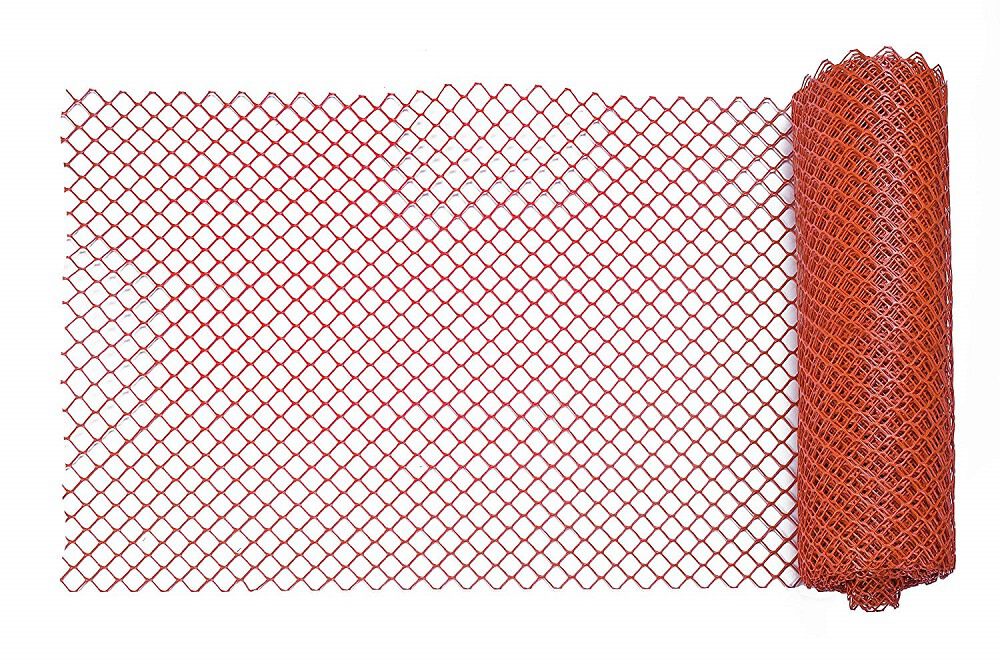 4' x 50' Diamond Link Fence - Orange 14988-45-48