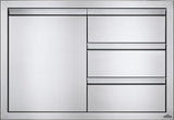 36in X 24in Single Door & Triple Drawer Combo BI-3624-1D3DR