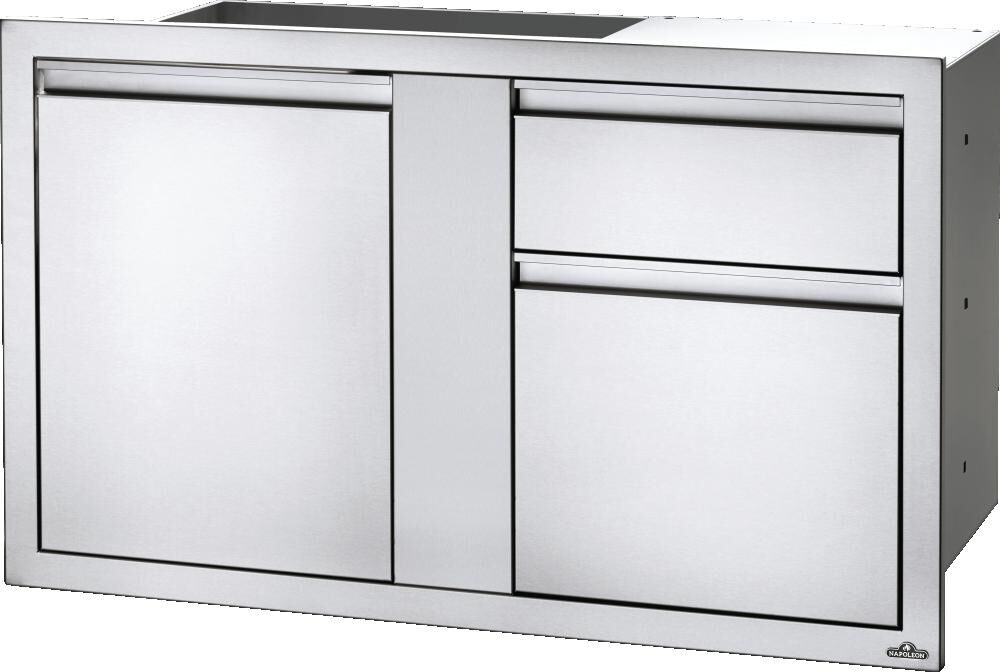 42in X 24in Large Door & Waste Bin Drawer BI-4224-1D1W