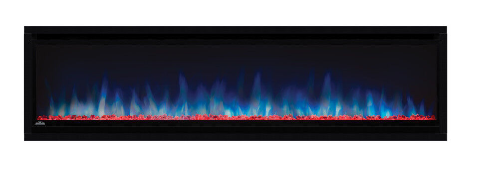 Alluravision 60 Slimline Electric Fireplace NEFL60CHS-1