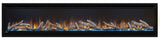 Alluravision 74 Deep Depth Electric Fireplace NEFL74CHD-1