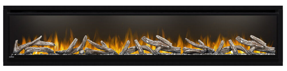 Alluravision 74 Deep Depth Electric Fireplace NEFL74CHD-1