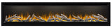 Alluravision 74 Deep Depth Electric Fireplace NEFL74CHD-1