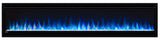 Alluravision 74 Slimline Electric Fireplace NEFL74CHS-1