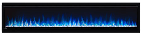 Alluravision 74 Slimline Electric Fireplace NEFL74CHS-1