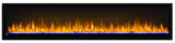 Alluravision 74 Slimline Electric Fireplace NEFL74CHS-1