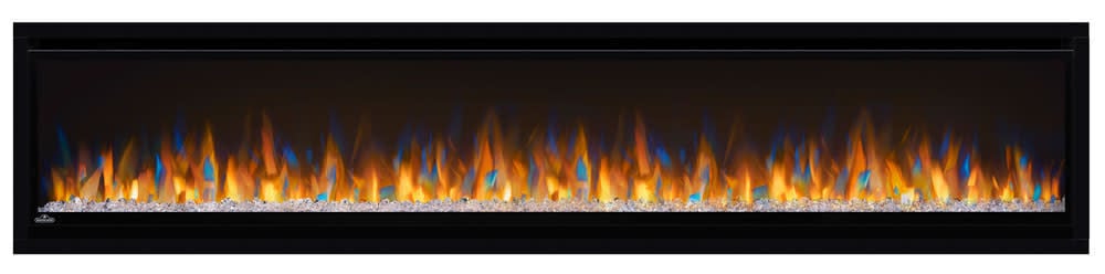 Alluravision 74 Slimline Electric Fireplace NEFL74CHS-1