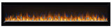 Alluravision 74 Slimline Electric Fireplace NEFL74CHS-1