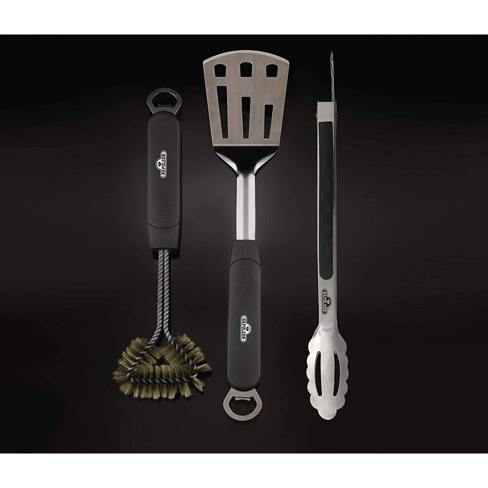 BBQ Toolset 3pc Stainless Steel 70024