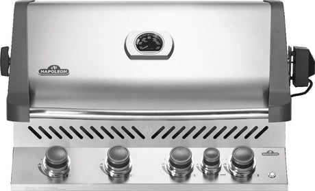 Built-in Prestige 500 Natural Gas Grill Head with Infrared Rear Burner Stainless Steel BIP500RBNSS-3