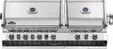 Built-in Prestige PRO 825 Natural Gas Grill Head with Infrared Bottom and Rear Burner Stainless Steel BIPRO825RBINSS-3