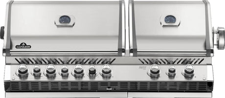 Built-in Prestige PRO 825 Natural Gas Grill Head with Infrared Bottom and Rear Burner Stainless Steel BIPRO825RBINSS-3