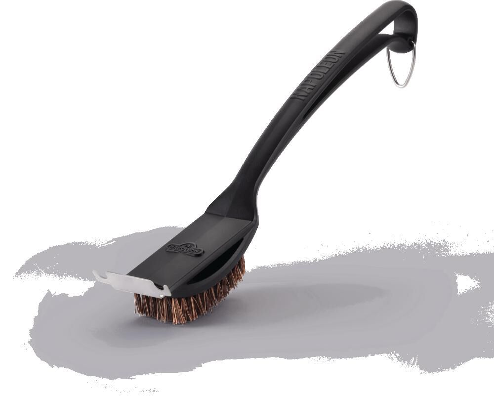 Natural Fiber Grill Brush With Grid Scraper 62053