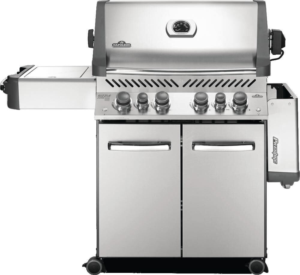 Prestige 500 Propane Gas Grill with Infrared Side and Rear Burners Stainless Steel P500RSIBPSS-3