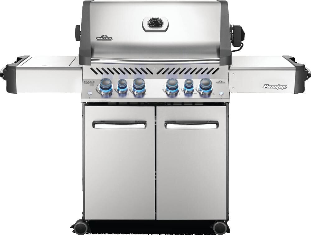 Prestige 500 Propane Gas Grill with Infrared Side and Rear Burners Stainless Steel P500RSIBPSS-3