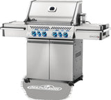 Prestige PRO 500 Natural Gas Grill with Infrared Rear and Side Burners Stainless Steel PRO500RSIBNSS-3