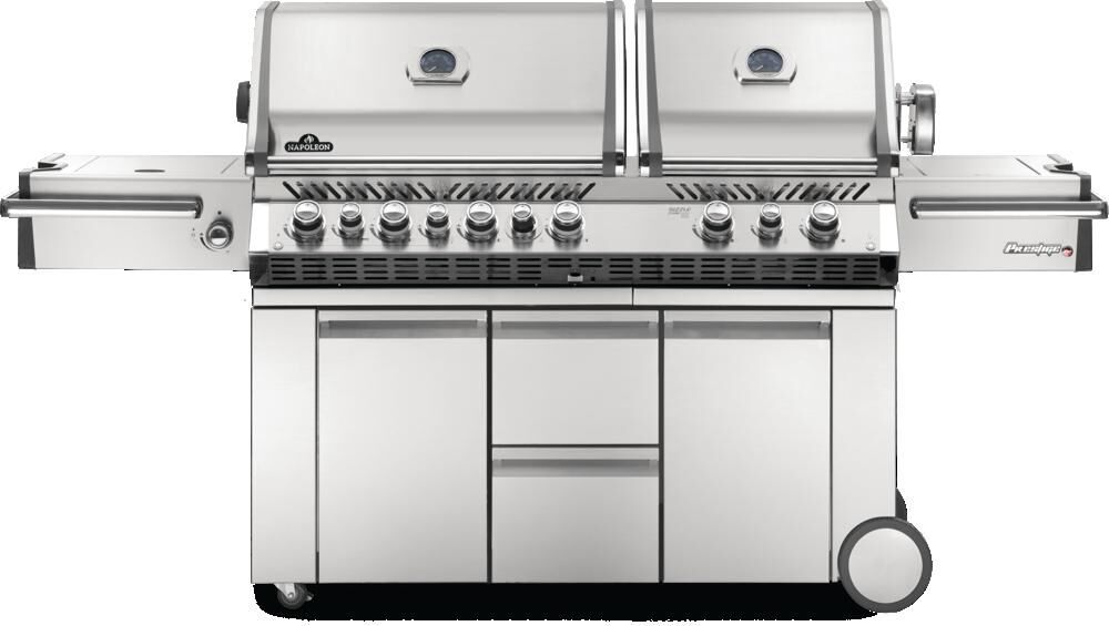 Prestige PRO 825 Natural Gas Grill with Power Side Burner and Infrared Rear & Bottom Burners Stainless Steel PRO825RSBINSS-3