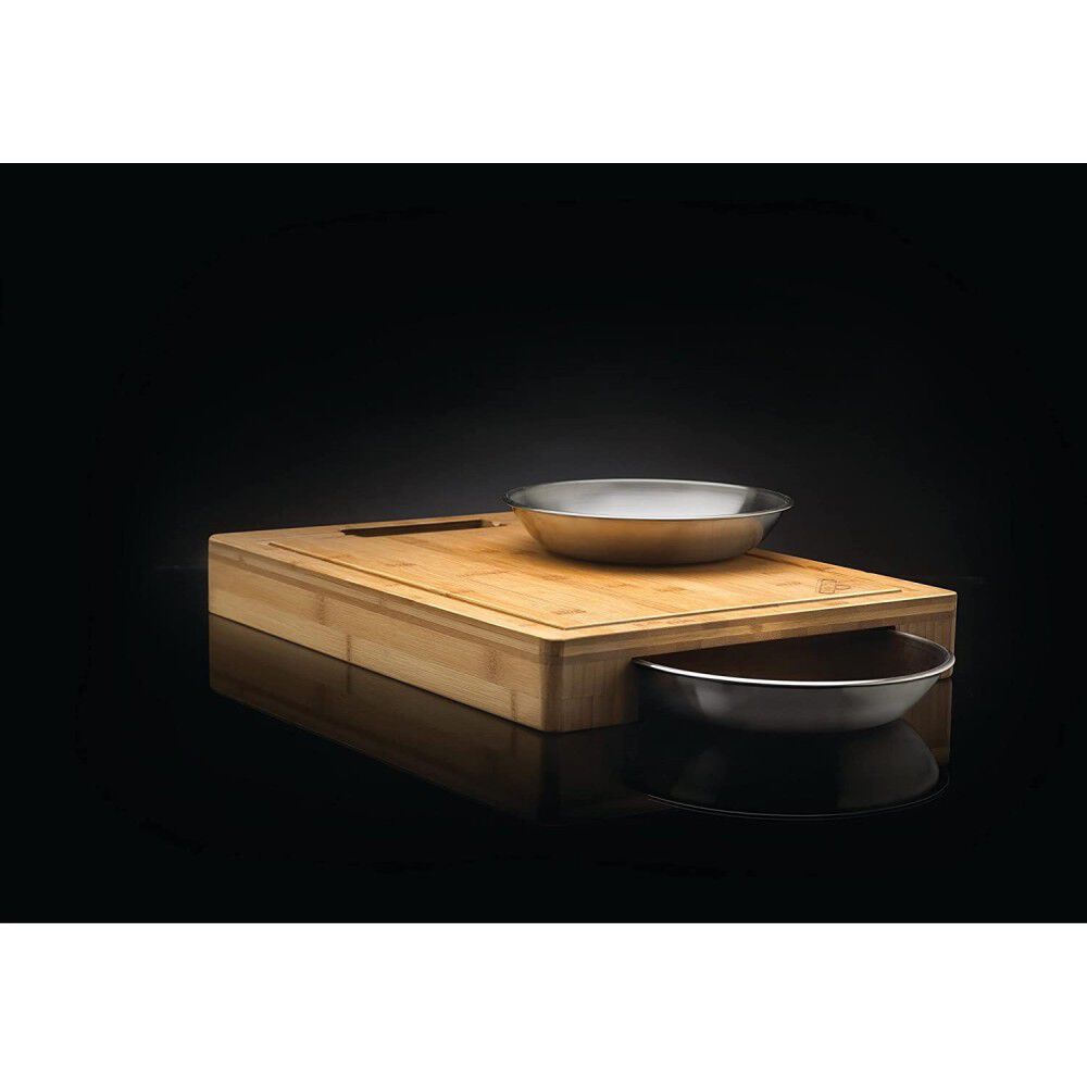 PRO Series Cutting Board with Stainless Steel Bowl 70012