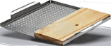 Stainless Steel Multi-functional Topper with Cedar Plank 70026